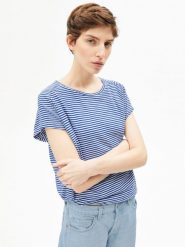 ARMEDANGELS Koszulka - Slub Kobiety Bawełna niebieski, XS. Niebieskie t-shirty damskie ARMEDANGELS, xs, bez wzorów, z bawełny, bez kołnierzyka. Za 139.95 zł.