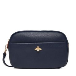 Torebka Rieker. Niebieskie listonoszki damskie Rieker, bez wzorów, bez dodatków. Za 209.99 zł.