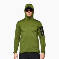 Bluza trekkingowa męska NORRONA Falketind Warm2 Stretch Hood. Zielone bluzy męskie NORRONA, m, bez wzorów, z elastanu, bez kaptura. Za 769.99 zł.