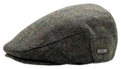 Kaszkiet Wełniany Zielony w Kratkę Jesienno-Zimowy, Bez Regulacji -Pako Jeans. Zielone czapki i kapelusze męskie Pako Jeans, na jesień, bez wzorów, z jeansu. Za 127.00 zł.