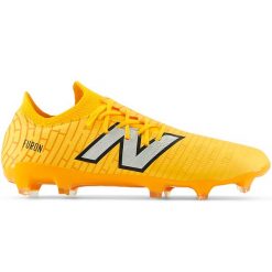 Korki męskie New Balance FURON DESTROY FG V7+ SF2FZ75 - żółte. Żółte buty sportowe męskie New Balance, z nylonu, bez zapięcia, do piłki nożnej. Za 269.99 zł.