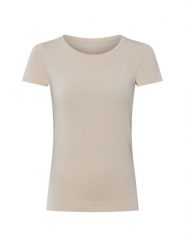 Marie Lund Koszulka Kobiety Bawełna beżowy, L. Brązowe t-shirty damskie Marie Lund, l, bez wzorów, z bawełny, bez kołnierzyka. Za 79.95 zł.