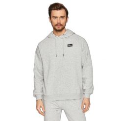 Bluza z kapturem Fila Belfort. Szare bluzy męskie Fila, l, bez wzorów, z materiału, z kapturem. Za 129.99 zł.