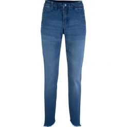 Dżinsy "authentik-stretch" SKINNY bonprix niebieski. Jeansy damskie marki DOMYOS. Za 89.99 zł.