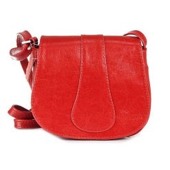 Torebka skórzana damska listonoszka DAN-A T38 czerwona. Czerwone torebki shopper damskie DAN-A, bez wzorów, ze skóry, eleganckie, bez dodatków. Za 249.99 zł.