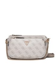 Guess Torebka Noelle II Mini HWBG96 72710 Beżowy. Brązowe torebki do ręki damskie Guess, z aplikacjami, ze skóry, bez dodatków. Za 439.99 zł.