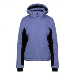 Kurtka Narciarska Damska Doris. Niebieskie kurtki damskie Trespass, l, bez wzorów, z materiału, z kapturem. Za 924.99 zł.