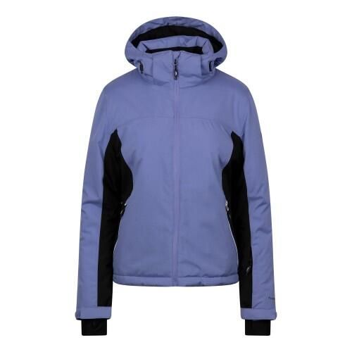Kurtka Narciarska Damska Doris. Niebieskie kurtki damskie Trespass, l, bez wzorów, z materiału, z kapturem. Za 318.99 zł.