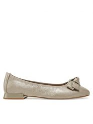 Caprice Baleriny 9-22105-42 Szary. Szare baleriny damskie Caprice, bez wzorów, ze skóry, bez obcasa. Za 303.99 zł.