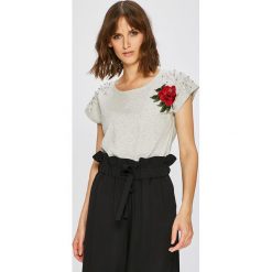 Haily's - Top Rosa. Szare t-shirty damskie Haily's, l, z aplikacjami, z bawełny, casualowe, bez kołnierzyka. W wyprzedaży za 37.90 zł.