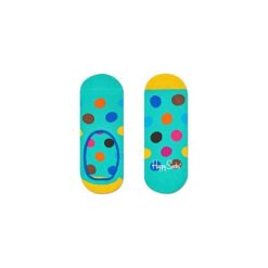 Skarpetki Happy Socks - Big Dot Liner (BDO06-7000). Szare skarpety męskie Happy Socks, w kolorowe wzory, z bawełny. Za 27.90 zł.
