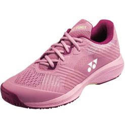 Damskie buty do tenisa Yonex PC Sonicage. Czerwone obuwie sportowe damskie YONEX, bez wzorów, tenisowe. W wyprzedaży za 427.50 zł.