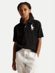 Polo Ralph Lauren Polo 323670257015 Czarny Regular Fit. Czarne t-shirty dla chłopców Polo Ralph Lauren, bez wzorów, z bawełny, bez ramiączek. Za 419.99 zł.