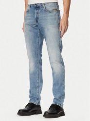 G-Star Raw Jeansy 3301 51003-C052 Niebieski Tapered Fit. Niebieskie jeansy męskie G-Star Raw, retro. Za 429.99 zł.