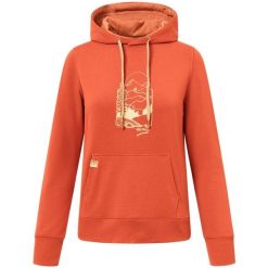 Bluza z kapturem damska Viking Panaka Hoodie Bamboo. Brązowe bluzy damskie Viking, l, bez wzorów, z elastanu, z kapturem. Za 139.00 zł.