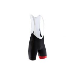 Spodenki na rower ROADCYCLING 500 męskie. Czarne szorty męskie B'TWIN, z elastanu. W wyprzedaży za 59.99 zł.