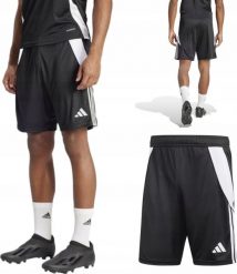 Adidas KRÓTKIE SPODENKI MESKIE ADIDAS TIRO 24 SPODENKI SPORTOWE TRENINGOWE IP1951 ROZM M. Krótkie spodenki sportowe męskie Adidas, m, bez wzorów. Za 78.00 zł.