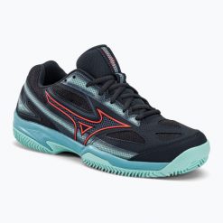 Buty do tenisa Mizuno Break Shot 4 CC. Czerwone buty sportowe męskie Mizuno, bez zapięcia, tenisowe. Za 179.99 zł.