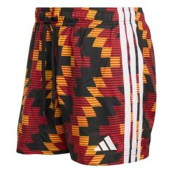 Szorty kąpielowe adidas Inspired Graphic 5". Białe krótkie spodenki sportowe męskie Adidas, l, bez wzorów, z poliesteru, do piłki nożnej. Za 222.70 zł.