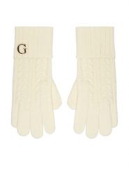 Guess Rękawiczki Damskie AW5382 POL02 Biały. Białe rękawiczki damskie Guess, z aplikacjami, z dzianiny. Za 195.00 zł.