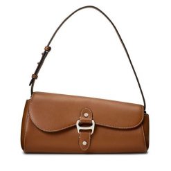 Torebka LAUREN RALPH LAUREN. Brązowe torebki do ręki damskie Lauren Ralph Lauren, bez wzorów, klasyczne, bez dodatków. Za 1,199.00 zł.
