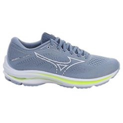 Buty do biegania damskie Mizuno Wave Rider 25. Niebieskie obuwie sportowe damskie Mizuno, bez wzorów, z materiału, do biegania, mizuno wave. Za 633.75 zł.
