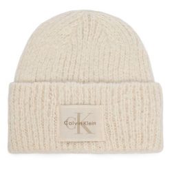 Czapka Calvin Klein. Białe czapki i kapelusze damskie Calvin Klein, na zimę, bez wzorów. Za 209.99 zł.