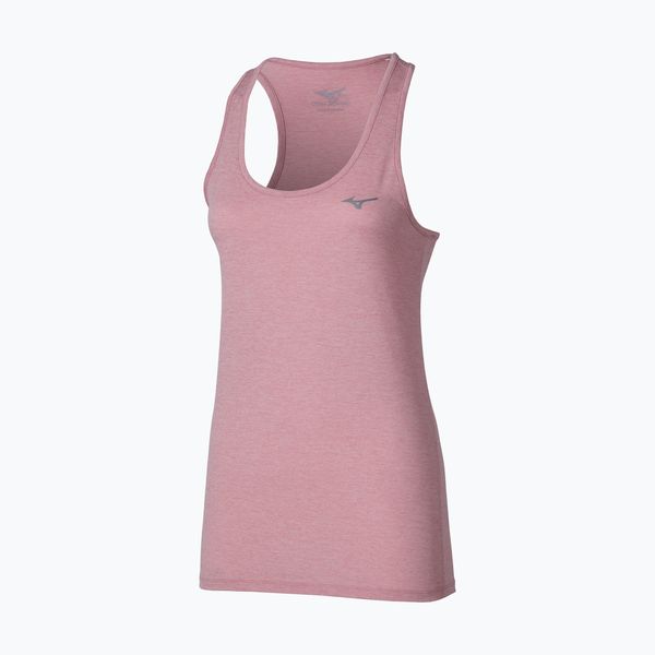 Koszulka do biegania damska Mizuno Impulse Core Tank. Czerwone koszulki sportowe damskie Mizuno, s, bez wzorów, z materiału, bez kołnierzyka. Za 119.99 zł.