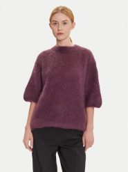 Dixie Sweter M277Y101A Fioletowy Relaxed Fit. Fioletowe swetry damskie Dixie, m, bez wzorów, z syntetyku, bez kołnierzyka, bez ramiączek, bez kaptura. Za 579.99 zł.