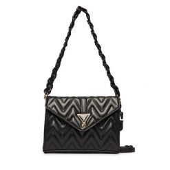 Torebka Guess. Czarne torebki do ręki damskie Guess, z aplikacjami, klasyczne, bez dodatków. Za 289.99 zł.