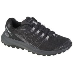 Buty do biegania męskie, Merrell Fly Strike. Brązowe buty sportowe męskie Merrell, z gumy, bez zapięcia, do biegania. Za 339.99 zł.