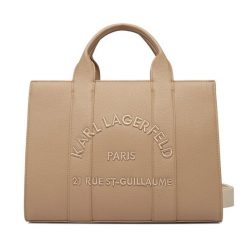 Torebka KARL LAGERFELD. Brązowe torebki do ręki damskie KARL LAGERFELD, bez wzorów, klasyczne, bez dodatków. Za 849.99 zł.