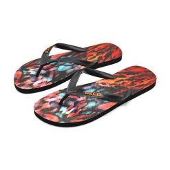 Klapki męskie Beco czarne z kolorowym wzorem. Czarne klapki męskie 47 Brand. Za 207.99 zł.