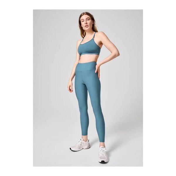 Legginsy Damskie Fitness Casall Z Wysokim Stanem. Niebieskie legginsy damskie Casall, m, bez wzorów, z podwyższonym stanem, na fitness i siłownię. Za 139.99 zł.