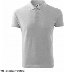 MALFINI Pique Polo 203 - ADLER - Koszulka polo męska, 200 g/m2 - dark green M. Zielone koszulki polo męskie Malfini, m, bez wzorów, bez ramiączek. Za 37.72 zł.