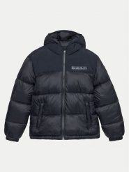Napapijri Kurtka zimowa A-Hornelen NP0A4HJS S Czarny Regular Fit. Czarne buty zimowe chłopięce Napapijri, na zimę, bez wzorów, z syntetyku, bez kaptura. Za 559.99 zł.