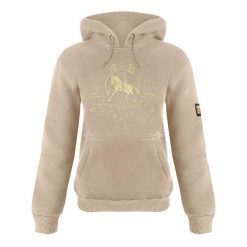 Bluza jeździecka JD ATTACK Royal. Brązowe bluzy damskie JD ATTACK, l, bez wzorów, z bawełny, z kapturem, na fitness i siłownię. Za 229.00 zł.