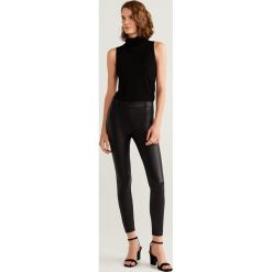 Mango - Legginsy Bang. Czarne legginsy damskie Mango, s, bez wzorów, z elastanu. Za 89.90 zł.