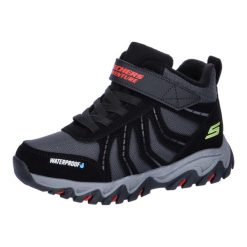 Buty zimowe chłopięce, Rugged Ranger - Storm Trail. Czarne buty zimowe chłopięce Skechers, bez wzorów, bez zapięcia. Za 249.99 zł.
