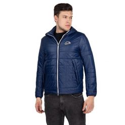 Kurtka Sportowa Męska Nike. Niebieskie kurtki męskie Nike, m, bez wzorów, casualowe, bez kaptura. Za 194.50 zł.