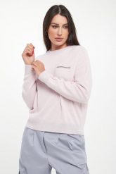 Sweter damski kaszmirowy PESERICO. Swetry damskie Peserico, bez wzorów, z kaszmiru, bez kołnierzyka, bez ramiączek, bez kaptura. Za 2,519.00 zł.