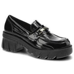 Czarne Półbuty Lemar Wygodne Skórzane Buty. Czarne półbuty damskie Lemar, na wiosnę, bez wzorów, ze skóry, eleganckie, bez obcasa, bez zapięcia. Za 279.00 zł.