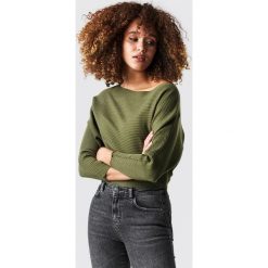 Trendyol Sweter z odkrytymi ramionami - Green. Swetry damskie marki Trendyol. Za 80.95 zł.