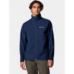 Kurtka softshell męska Columbia Ascender. Niebieskie kurtki sportowe męskie Columbia, m, bez wzorów, z softshellu, trekkingowe. Za 439.00 zł.