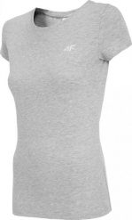 4f H4L22 TSD350 : Rozmiar - XS. T-shirty damskie 4f, l, bez wzorów, bez kołnierzyka. Za 32.44 zł.