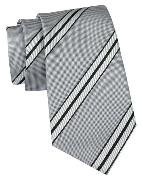 Klubowy, Klasyczny, Męski Krawat - ALTIES - Srebrny. Szare krawaty i muchy Alties, bez wzorów, z tkaniny, eleganckie. Za 55.00 zł.