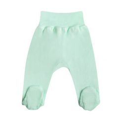 Nini Półśpioszki Dziewczęce 56 Zielone. Zielone śpioszki niemowlęce Nini, z bawełny, bez ramiączek. Za 33.00 zł.