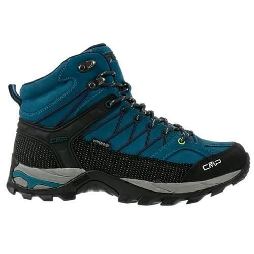 Buty trekkingowe męskie CMP Rigel Mid WP. Niebieskie trekkingi męskie CMP, na zimę, za kostkę, trekkingowe. Za 379.00 zł.