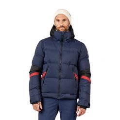 Kurtka narciarska Rossignol Daille. Niebieskie kurtki sportowe męskie Rossignol, m, bez wzorów, narciarskie. W wyprzedaży za 2,333.80 zł.