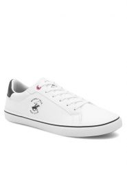 Beverly Hills Polo Club Tenisówki M-24MVS5004 Biały. Białe trampki męskie Beverly Hills Polo Club, bez wzorów, z syntetyku, bez zapięcia. Za 169.99 zł.
